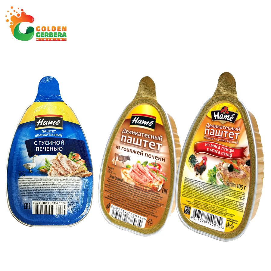 Pate gan ngỗng hamé nga 105g giá tốt