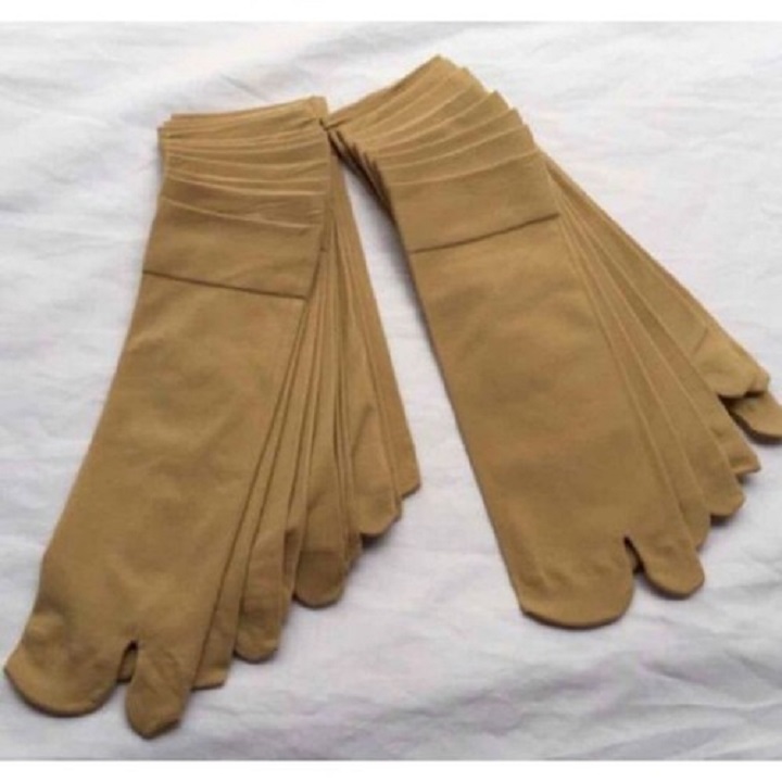 Sét 10 đôi tất gv xỏ ngón màu da