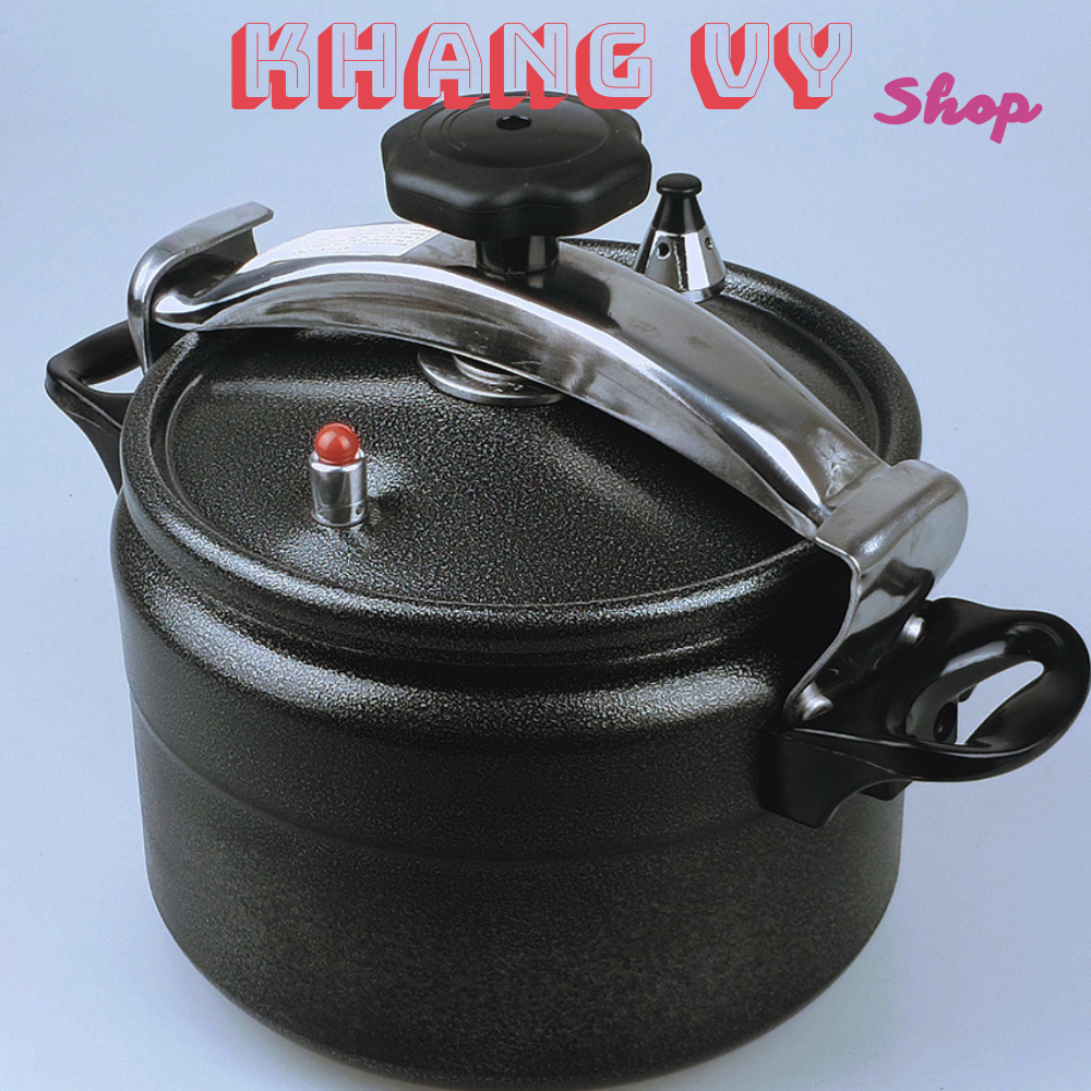 Nồi Áp Suất Ga- Nồi hầm áp suất đáy từ Chất liệu hợp kim nhôm dày cao cấp và đáy Từ