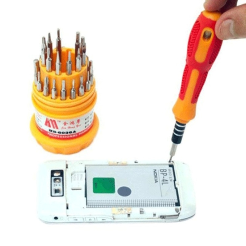 [HCM]BỘ VÍT ĐA NĂNG 31 ĐẦU tua vít tiện lợi tô vít tròn nhiều đầu vích đủ đầu trọn bộ đồ nghề cho thợ tuốc nơ vít xịn giá rẻ chất lượng cao cấp tiện lợi đồ vặn ốc 31 món đồ nghề sửa chữa điện thoại tiện ích