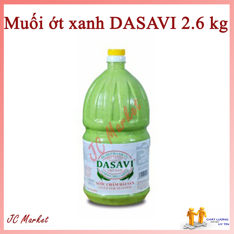 Nước chấm hải sản 2.6 kg- muối chanh ớt chấm hải sản dasavi - muối chanh ớt Nha Trang - Sauce For Seafood