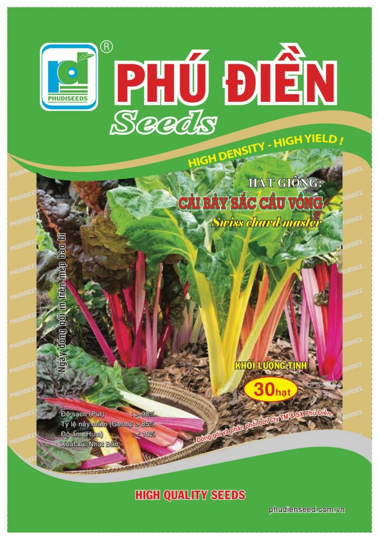 Hạt giống rau cải bảy sắc cầu vồng