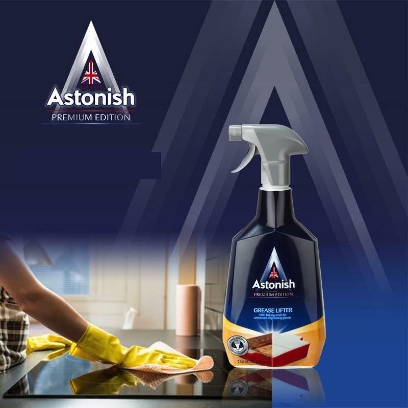 Bình xịt tẩy dầu mỡ & cháy khét astonish c6750
