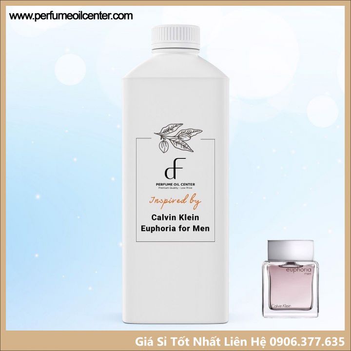 Tinh dầu nước hoa calvin klein 🛒 500ml 🛒 tinh dầu hương tựa ck euphoria for men - hương gỗ mạnh mẽ cho nam