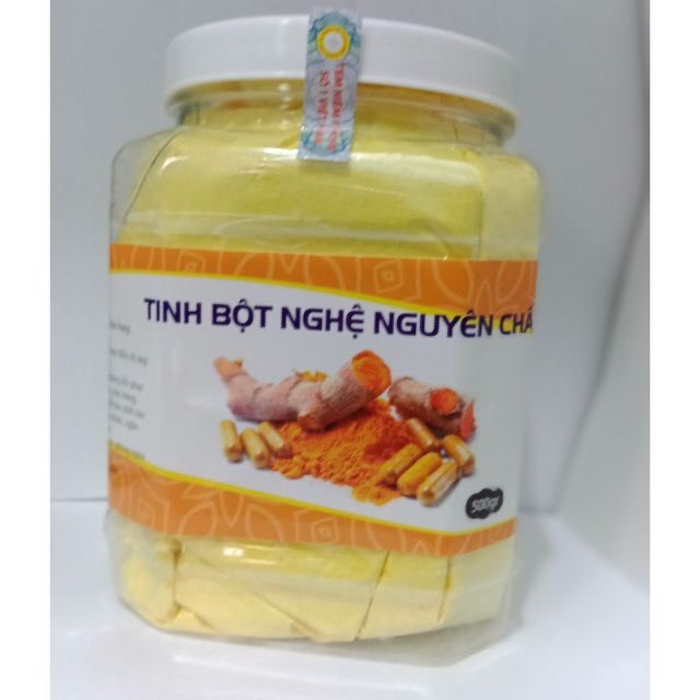 1 HỘP TINH BỘT NGHỆ VÀNG NGUYÊN CHẤT CÓ TEM BẢO HÀNH