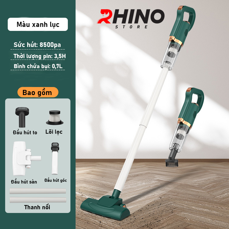 Máy hút bụi cầm tay Rhino VC101 mini gia đình tiện lợi