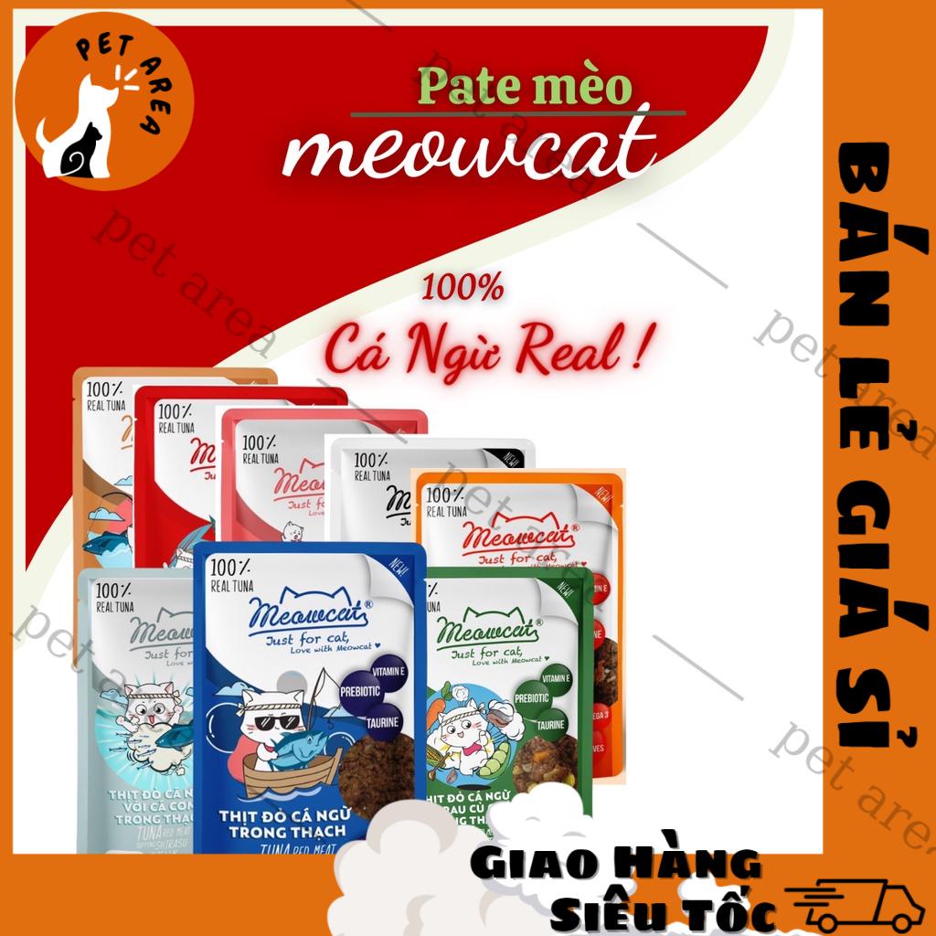 Pate mèo gía rẻ meowcat 70g, pate meowcat 70g