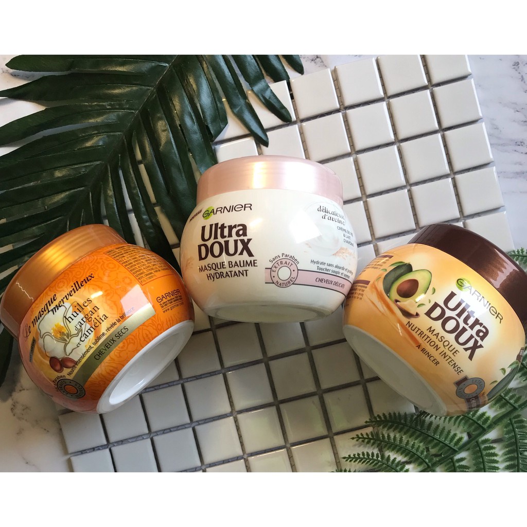 Kem ủ tóc Garnier Ultra Doux hàng nội địa Pháp