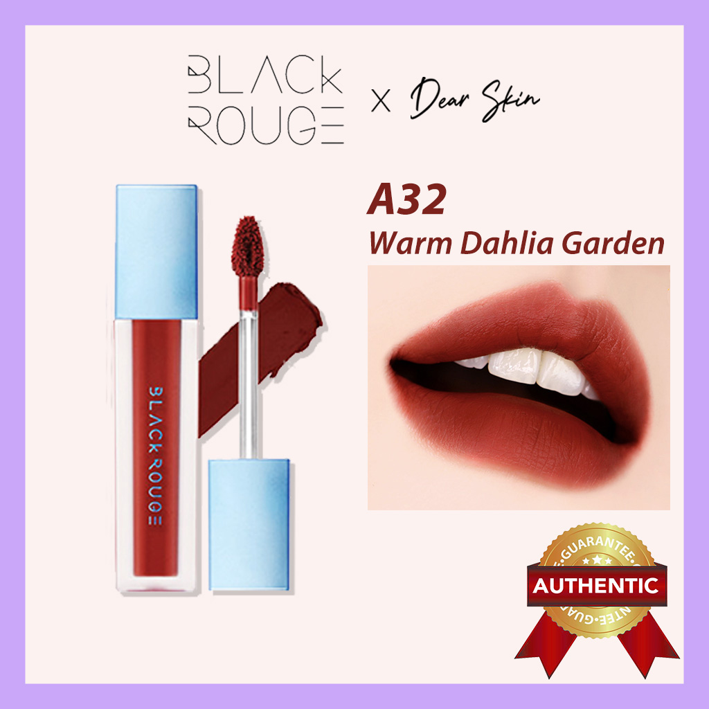 Son Black Rouge A32 - Warm Dahlia Garden Nâu đất trendy tone ấm - Ver 6 A32 Blackrouge A32 A 32