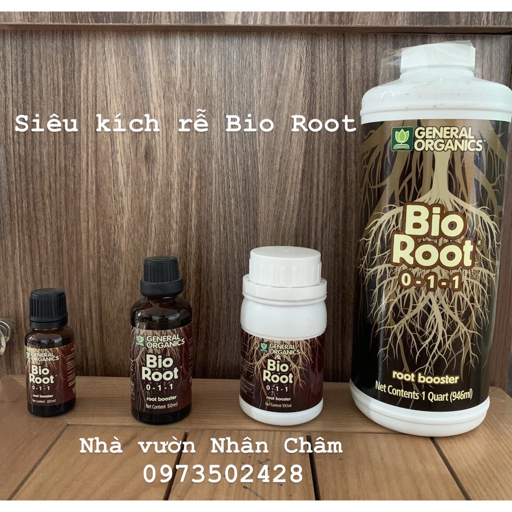 Chế phẩm hữu cơ kích rễ cực mạnh Bio Root 0-1-1 - Nhập khẩu nguyên chai Mỹ