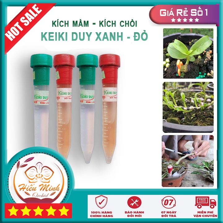 Kích Kie Duy Xanh - Duy Đỏ Kích Mầm gốc, Cây con, xử lý chồi trên hoa lan, cây cảnh giúp cây phát triển mạnh