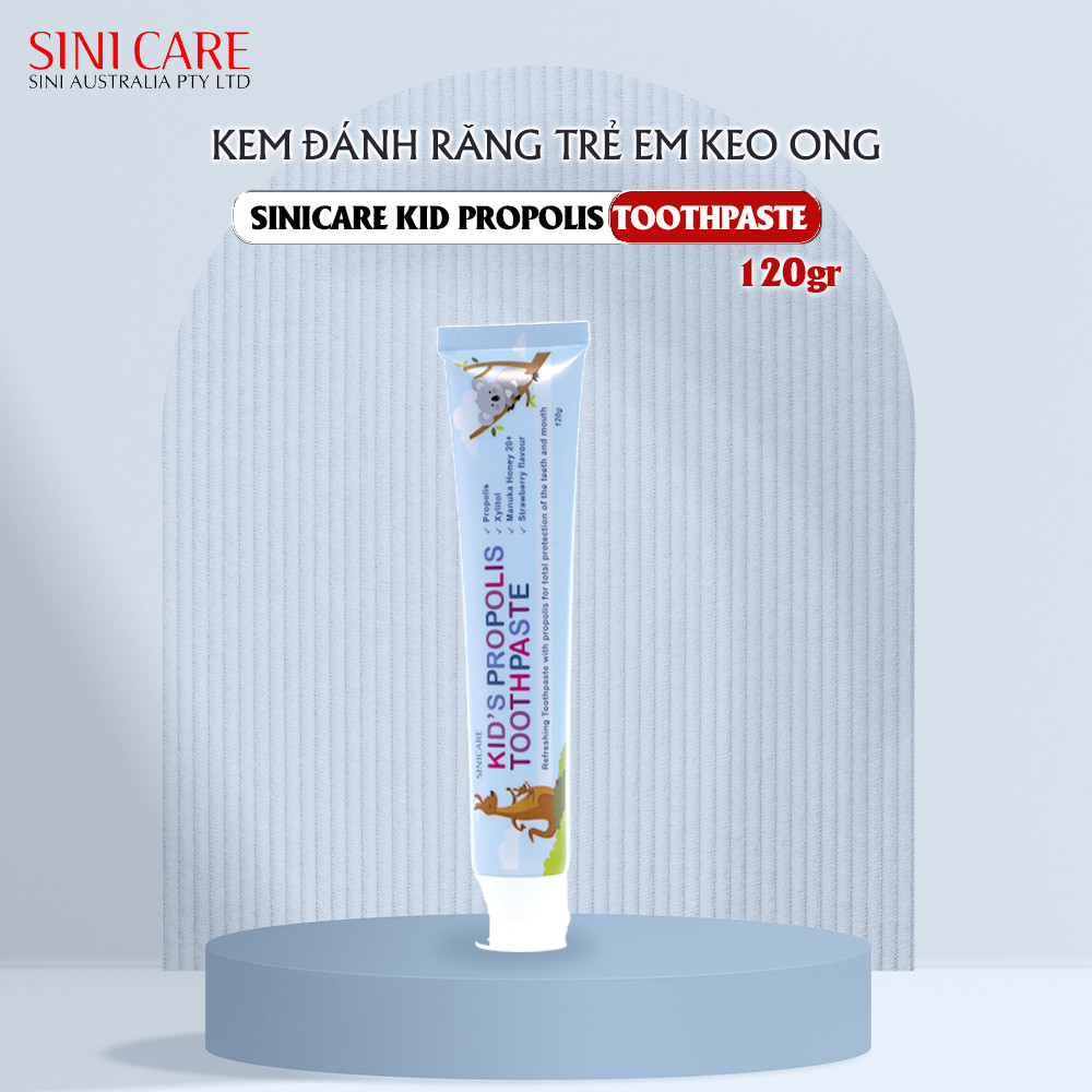 Kem đánh răng keo ong cho trẻ em sinicare kids propolis toothpaste 120gr