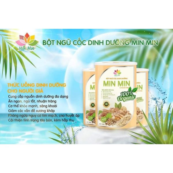 Ngũ Cốc Lợi Sữa Min min 29 Loại Hạt Tốt Cho Mẹ và Bé - hộp 500G
