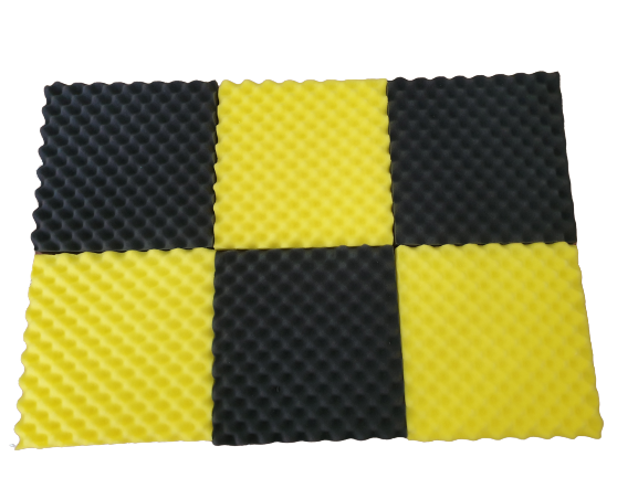 6 Tấm mút tiêu âm,cách âm hình trứng .Kích thước 1 tấm 50 * 50cm dày 3cm.(Được chọn màu theo ý)