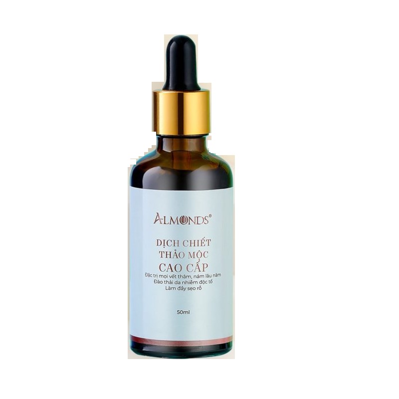 Dịch chiết thảo mộc cao cấp làm mờ nám tàng nhang Almonds 50ml