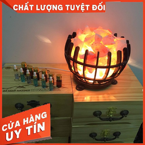1kg đá muối himalaya viên thô size 3-7cm