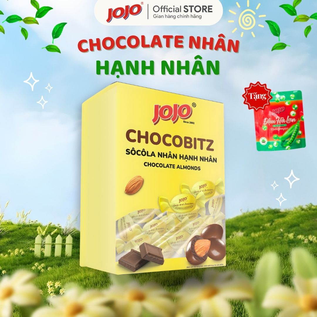 [Premium] Jojo Almond Filled Chocolate 150g - Delicious Chocolate Candy, Pure Chocolate, Almond Chocolate