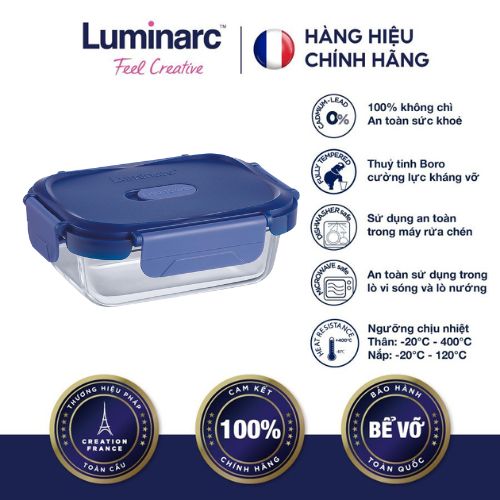 Hộp Thuỷ Tinh Luminarc Putina Chữ Nhật