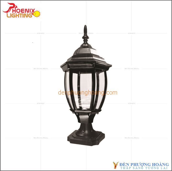 Đèn ngoài trời trang trí hàng rào cột ban công sân thượng.  Chất liệu cao cấp, không toả nhiều nhiệt và có độ bền cao