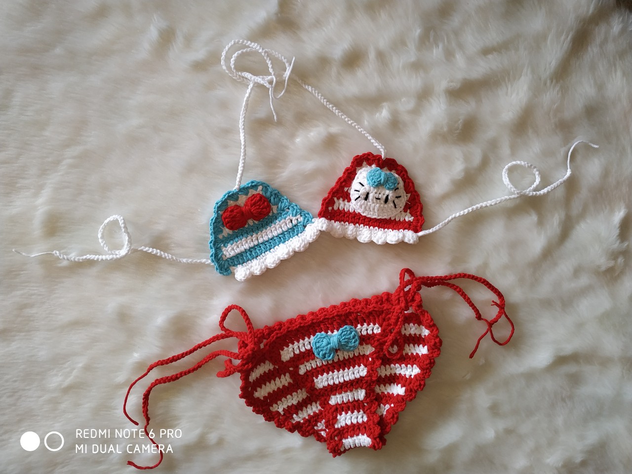 Bikini len handmade cho bé BKN05, đồ bơi đi biển cho bé, bikini đi biển cho bé