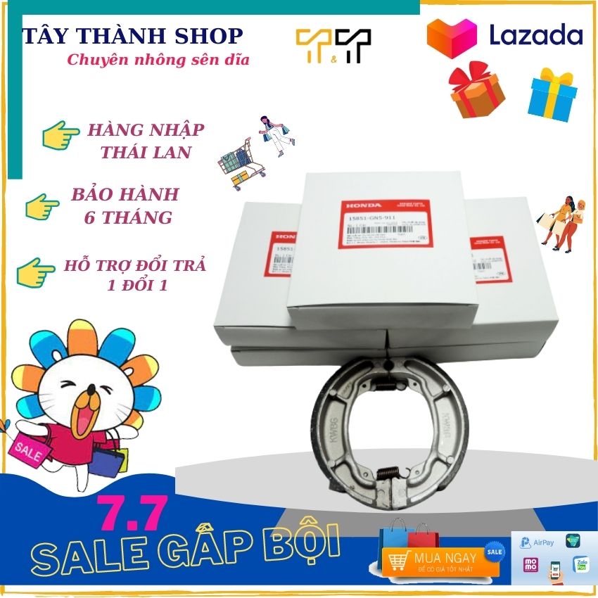 [HCM]Bố thắng xe tay ga má phanh xe AirBlade xe SH xe PCX xe Click xe Lead xe Vision - cam kết hàng mới - shop nhongsendia