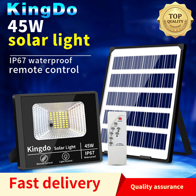 200w 45w LED Bảng điều khiển ánh sáng năng lượng mặt trời Đèn năng lượng mặt trời Đèn năng lượng mặt trời Ánh sáng pin mặt trời không thấm nước Đèn năng lượng mặt trời từ xa Vườn ngoài trời