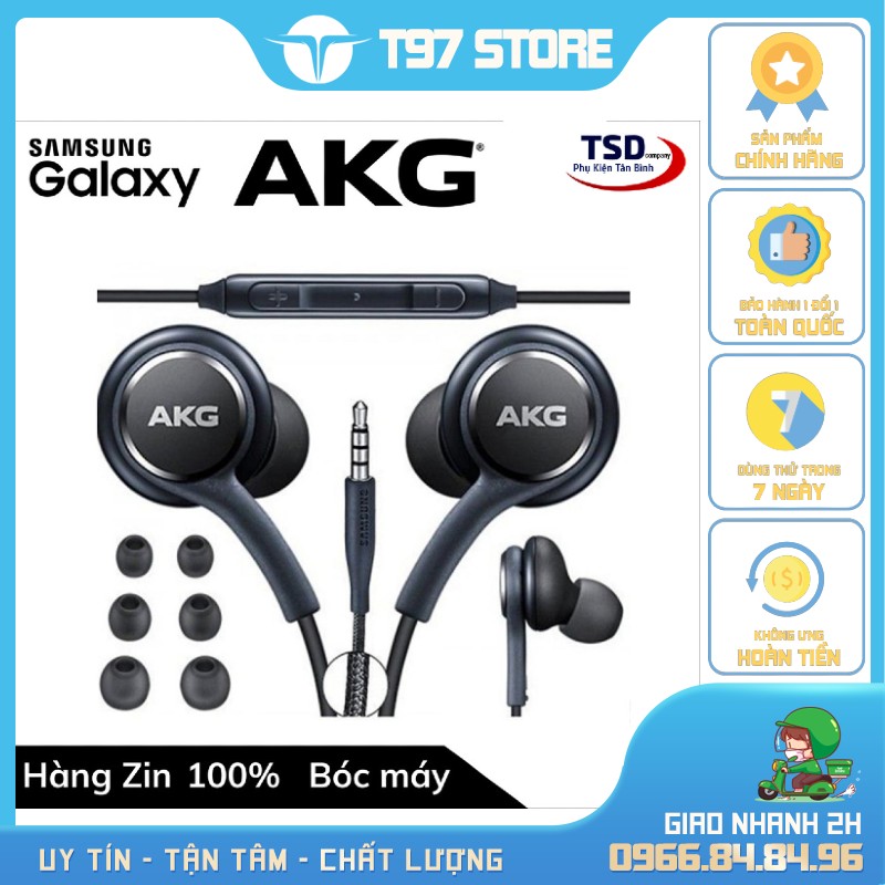 [Bóc Máy] Tai nghe Samsung AKG S8-S9 Bóc máy chính hãng 100% tặng bộ đệm tai nghe +hộp đựng tai nghe-BH 12 Tháng
