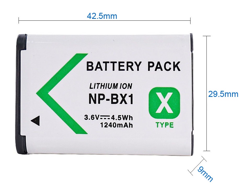 Pin máy ảnh sony np-bx1, dùng cho dss, w670, w690, wx50, wx70, wx100, wx150