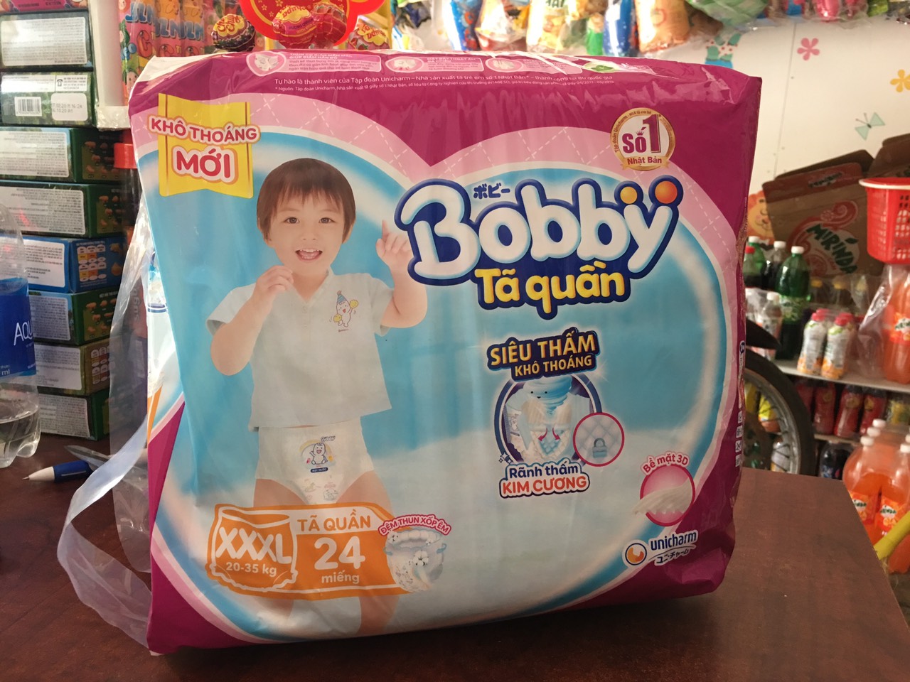 TÃ QUẦN BOBBY XXXL24 CHO BÉ 20-35 KG