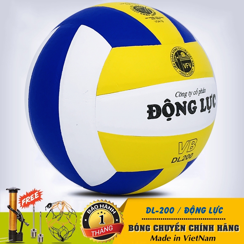 Banh Bóng Chuyền Da Thi Đấu Chính Hãng Động Lực Quả Bóng Chuyền Đủ Size Trẻ Em Người Lớn Thi Đấu Sân Ngoài Trời
