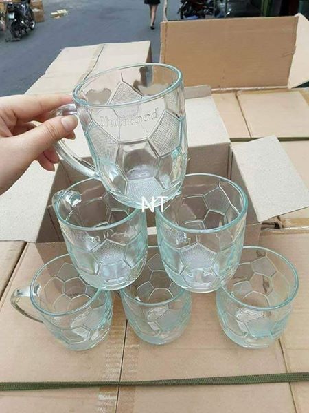 Bộ 6 ly thủy tinh hình trái banh 375ml