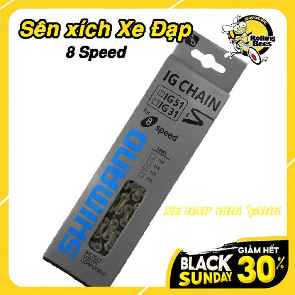 Sên xích xe đạp shimano 6 7 8 speed ig51