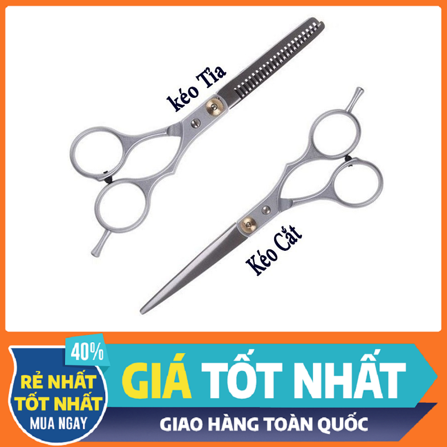 Bộ 2 kéo cắt và tỉa tóc