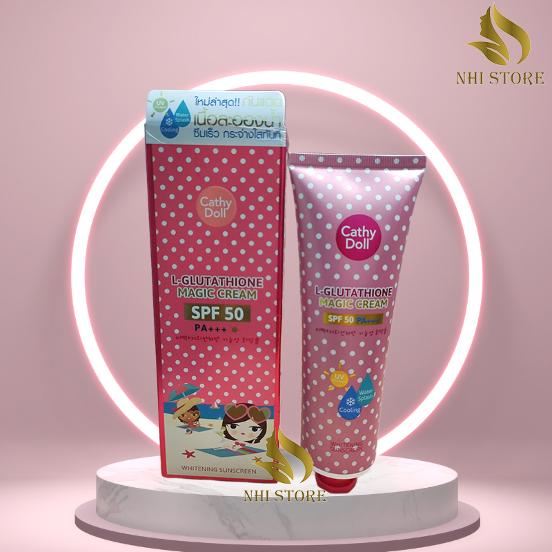 kem chng nng cathy doll l-glutathione dng da Thi Lan Cathy Doll L-Glutathione Magic Cream