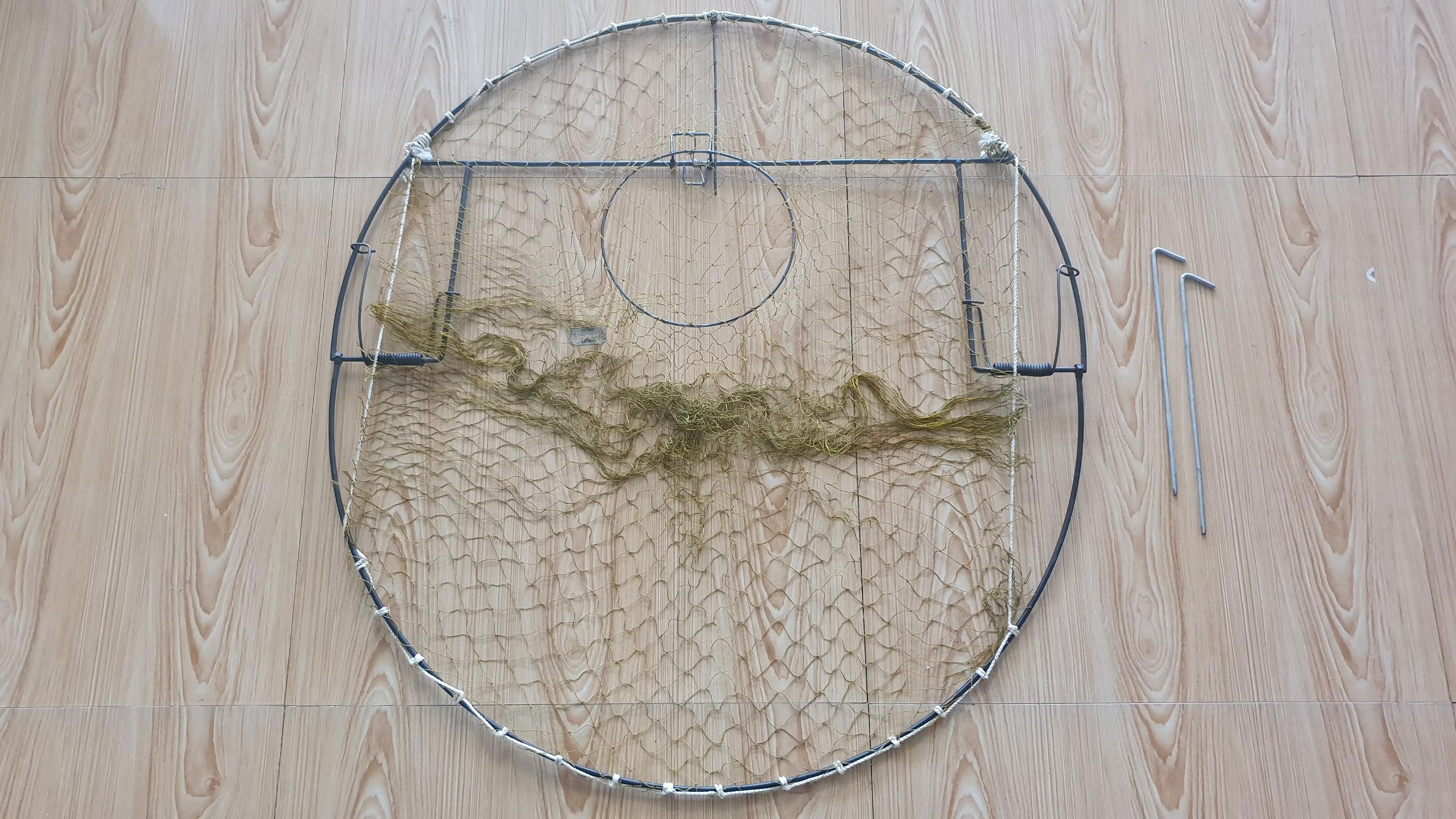 Mẹt bẫy chim săn bằng thép 6li sơn đen không rỉ , lò xo 3li2 , ngang 84 , rộng 90cm dù siêu bền màu cỏ khô - mẹt chim săn