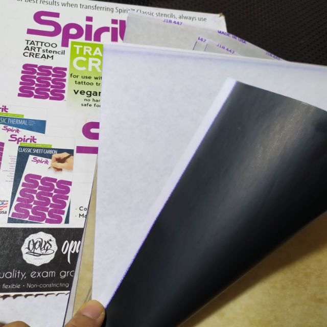 Set 6 tờ giấy than Spirit scan hình