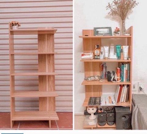 [HCM][Sẵn hàng tại SG] Kệ gỗ trang trí loại tốt 10kg kệ góc tường gỗ 5 tầng . Rất đẹp giá rẻ