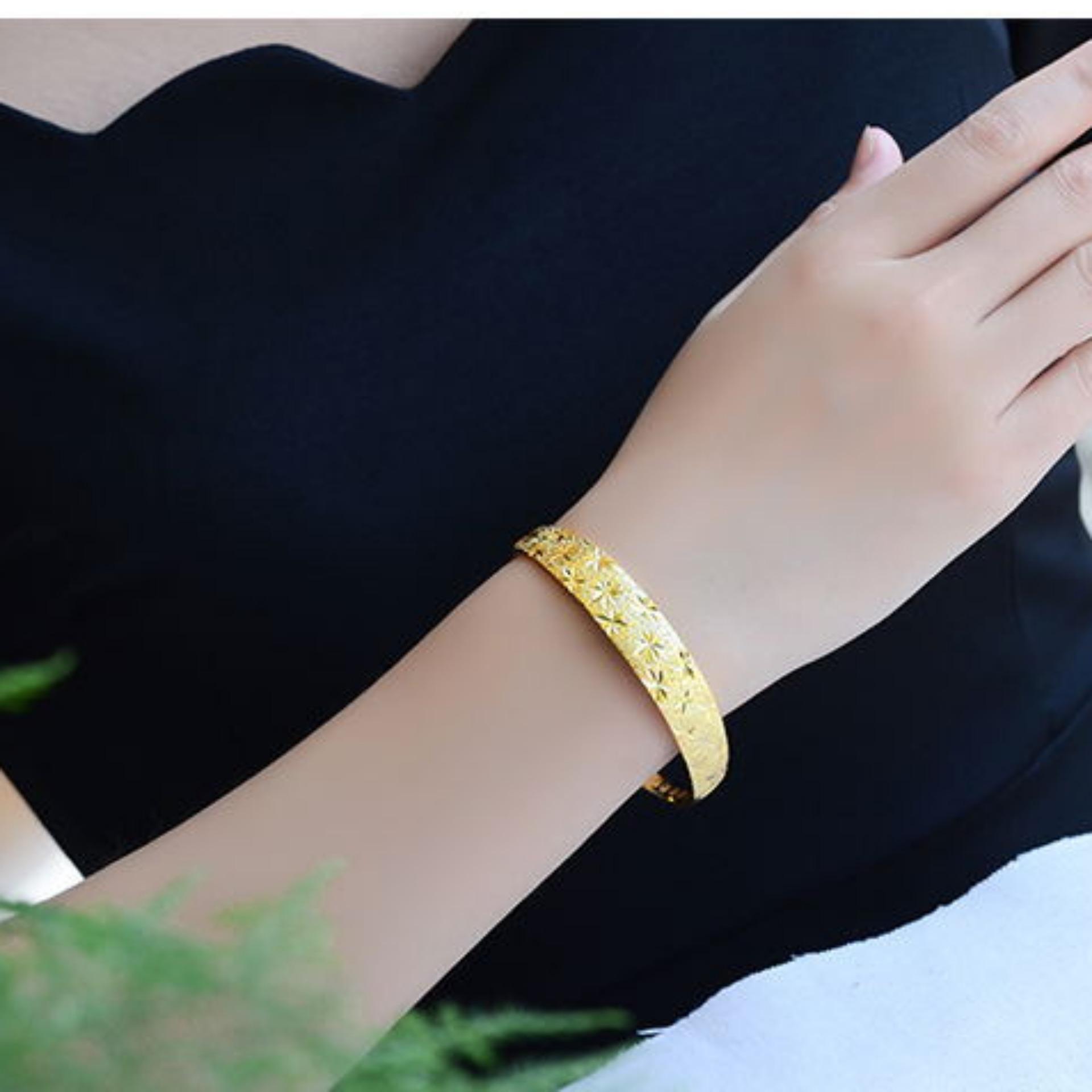 Xả kho vòng tay nam nữ mạ vàng 18k