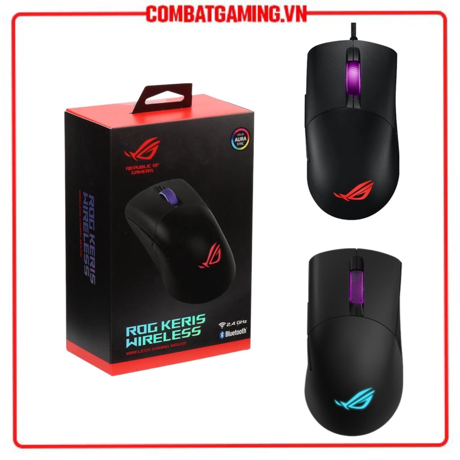 Chuột asus rog keris - rog keris wireless gaming