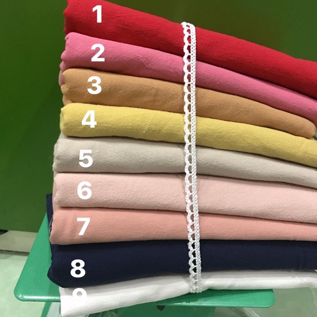 Vải thô đũi trơn mềm mát 100% cotton