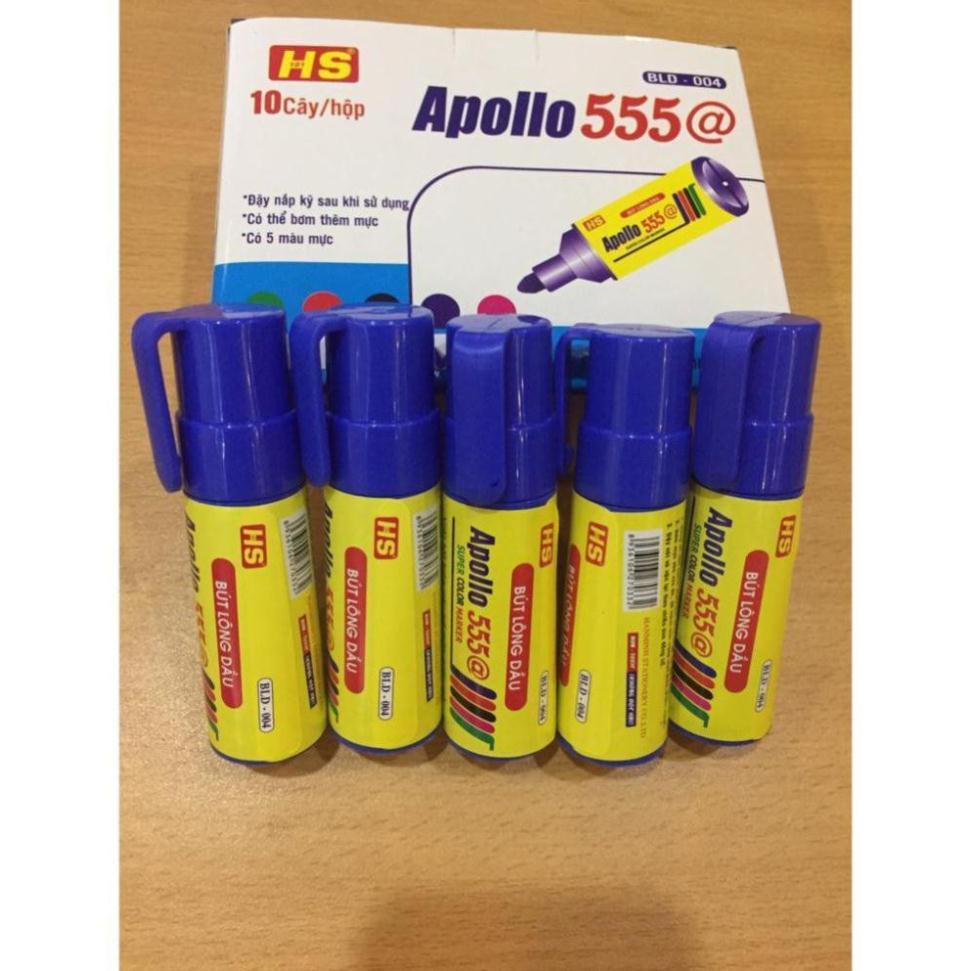 Bút lông dầu apollo 555 xanh