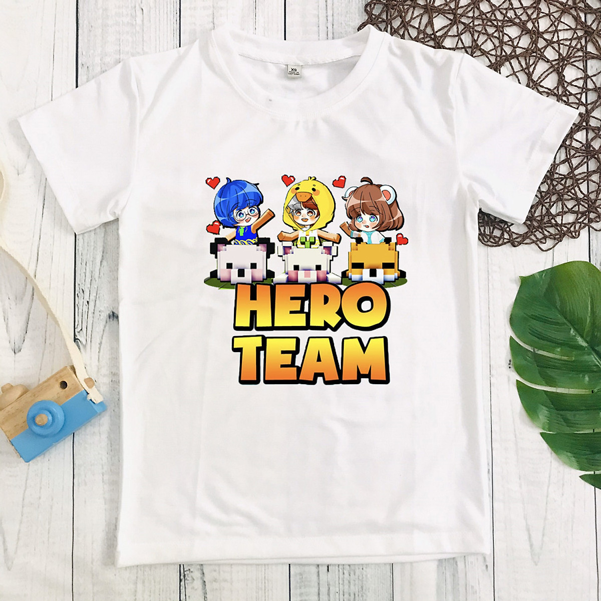 [HCM]( ảnh thật ) Áo thun trẻ em Hero Team Vải dày mịn mat