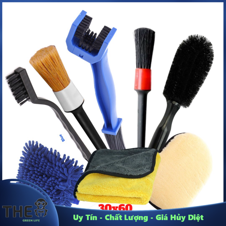 Bộ 7 sản phẩm chăm sóc ,vệ sinh xe chuyên dụng tại nhà