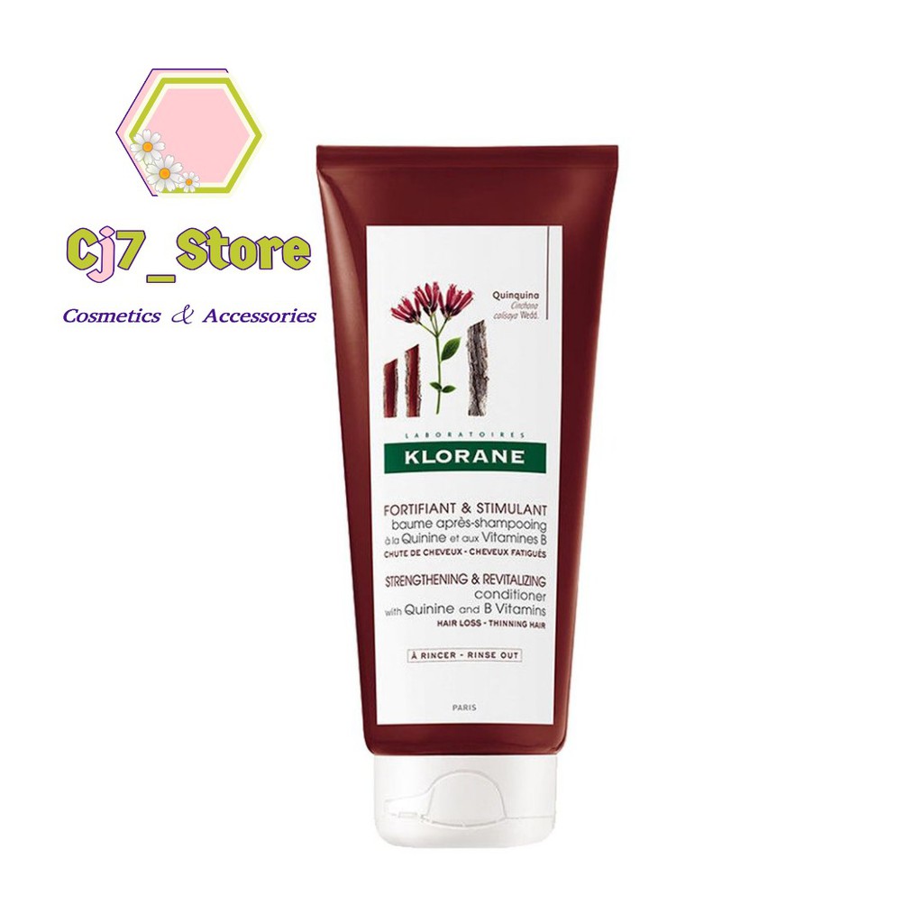 Dầu xả giảm rụng tóc Klorane Fortifiant & Stimulant 200ml