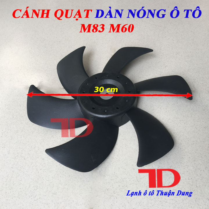 Cánh quạt dàn nóng ô tô dùng cho quạt lồng sắt M83 M60 - Vật Tư Điện Lạnh Ô Tô Thuận Dung