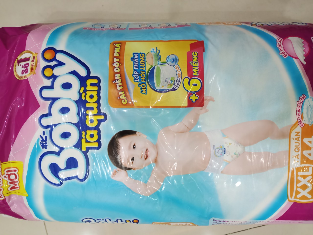 Tã quần bobby xxl44
