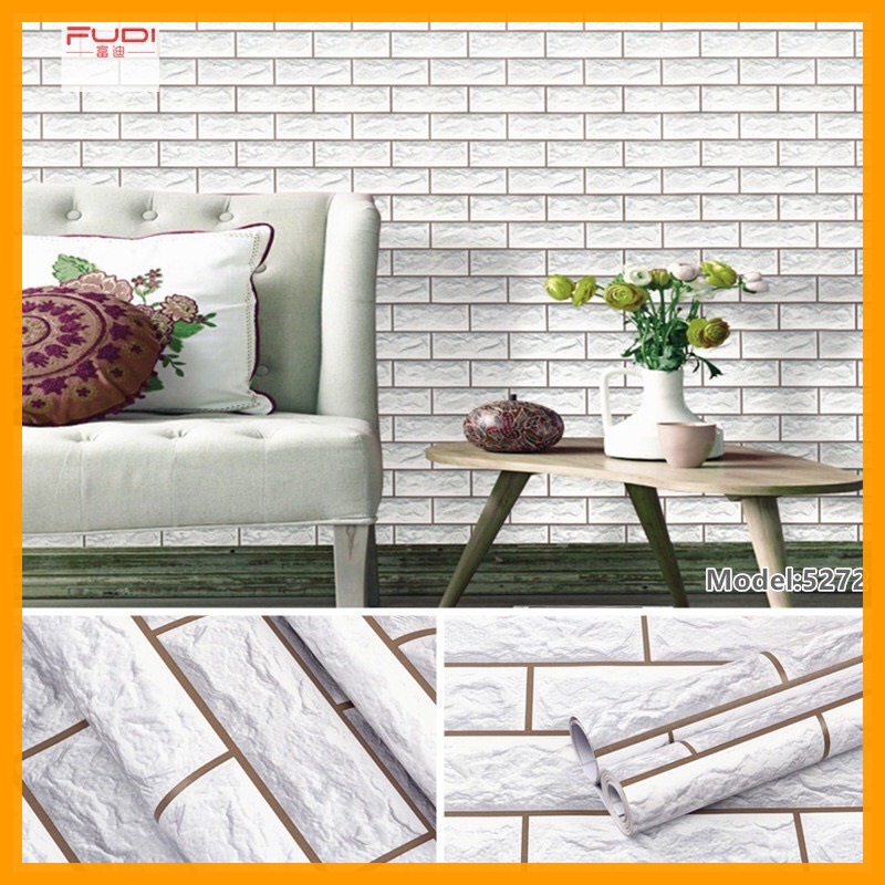 10M GIẤY DÁN TƯỜNG SẴN KEO GẠCH GHI SÁNG (10m x 45cm).Có kết cấu tốt tuổi thọ dài không dễ phai không thấm nước không độc hại hoàn toàn thân thiện với môi trường