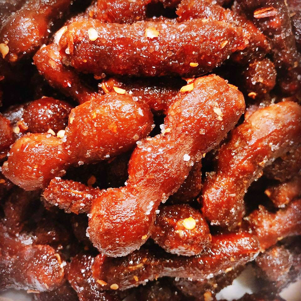 [HCM]Me lào muối ớt một nắng 500g tặng kèm muối ớt món rất tuyệt khi ngồi tám chyện với bạn bè - Me lào muối tôm - NgocShop97