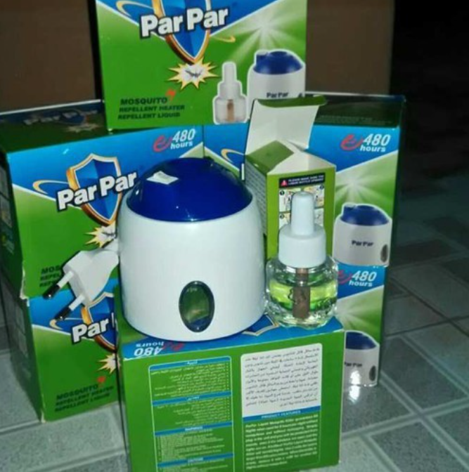 Máy đuổi muỗi xông tinh dầu papa kèm 1 lọ tinh dầu parpar 480h