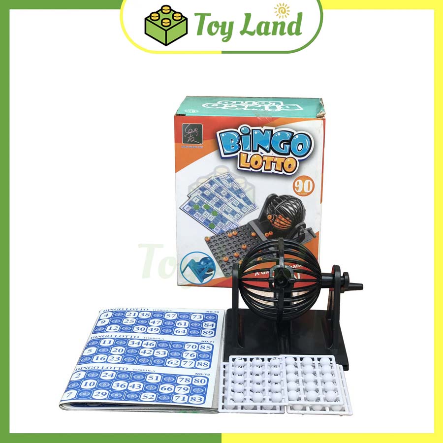 Bộ đồ chơi lô tô bingo 90 số loại tốt đủ mẫu khách chọn lồng quay loto xổ số bingo lotto 90 đồ chơi giải trí